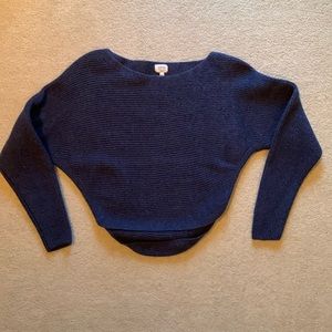 Wilfred blue sweater.